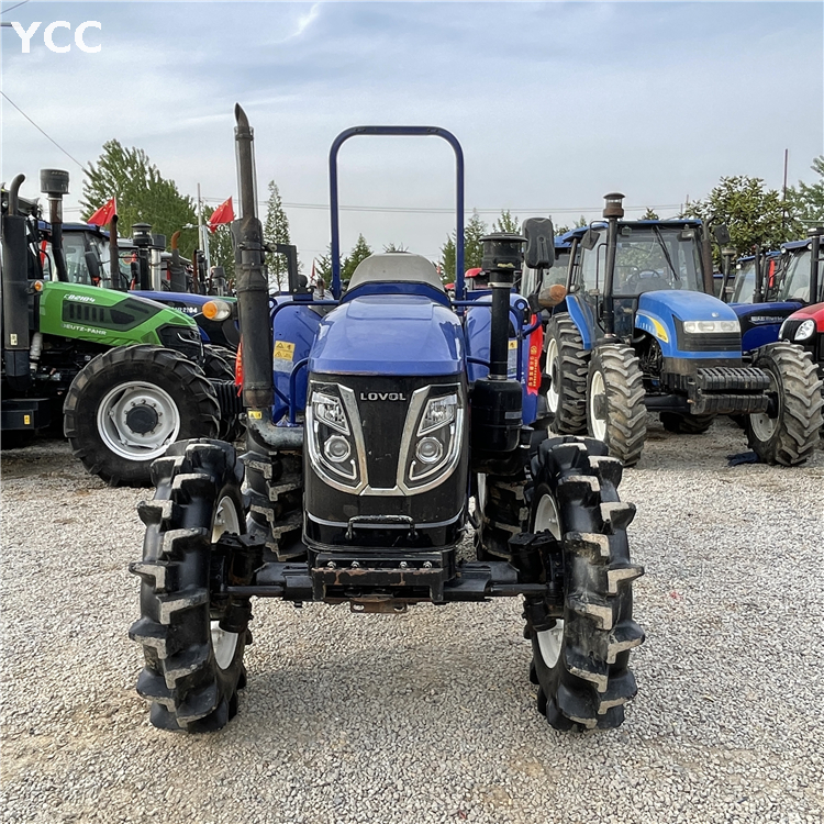 80HP usado Agricultural Lovol Tractor 4WD